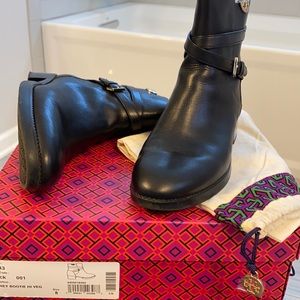 Tory Burch,Black ,Sidney Bootie